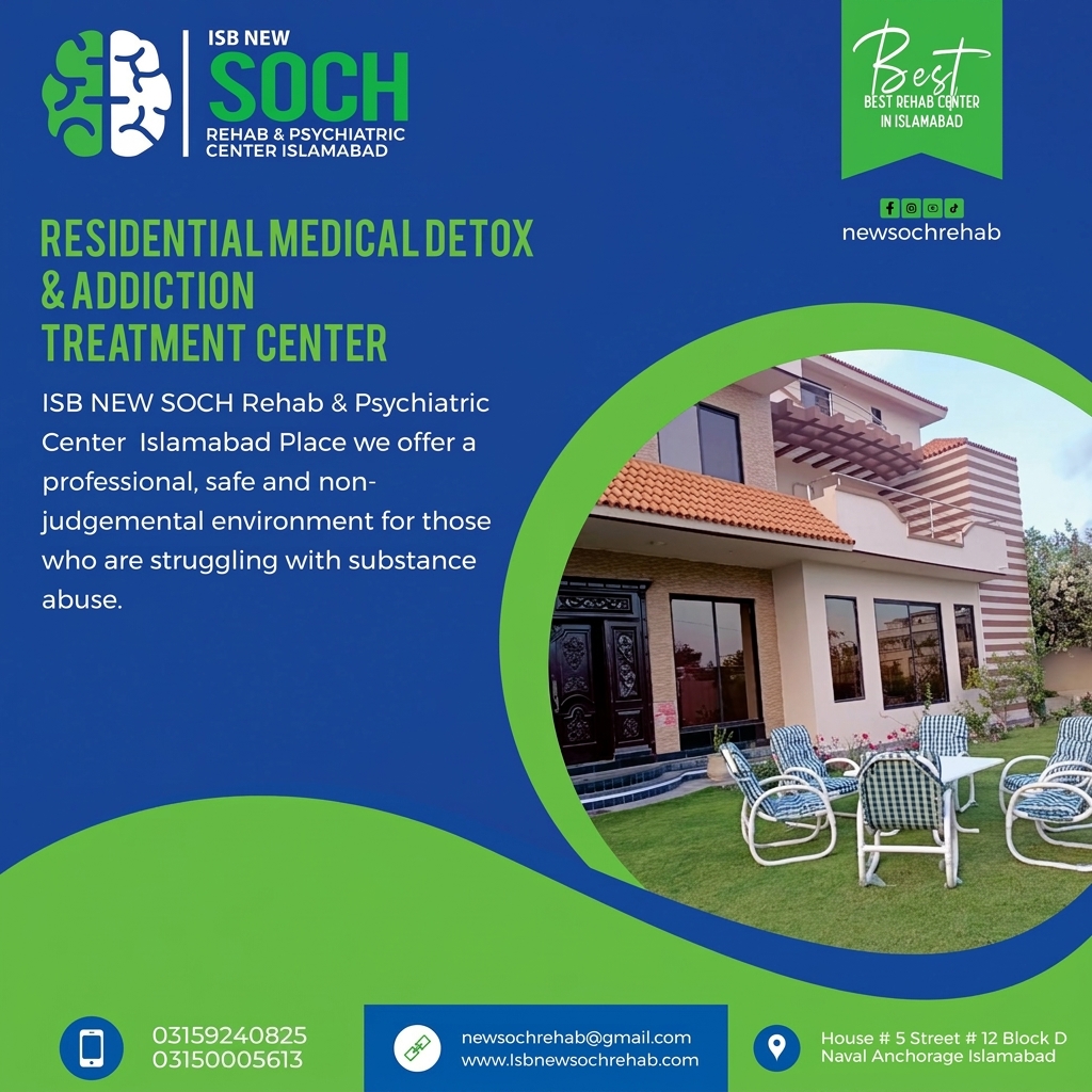 Detoxification Treatment Centre in Islamabad, Pakistan