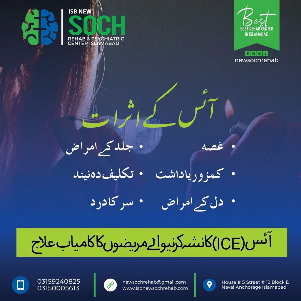 ICE Addiction treatment – ICE Addiction treatment Center in Islamabad, Pakistan