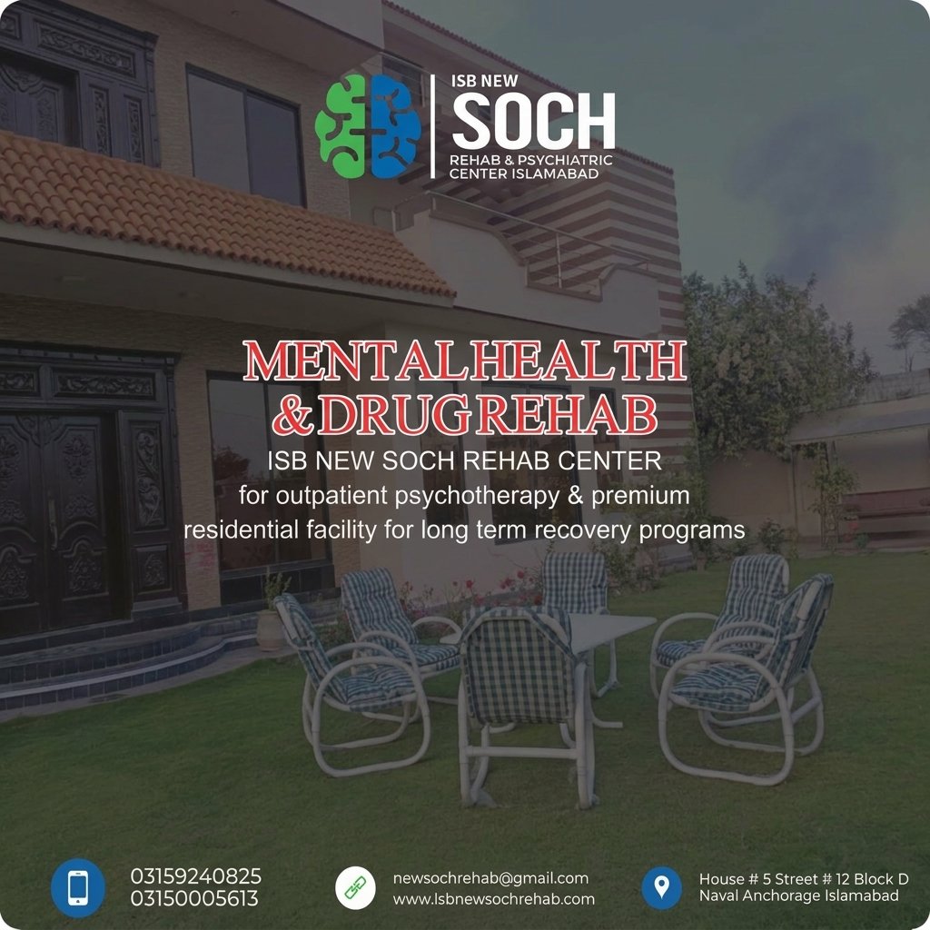 Mental Health Treatment Center in Islamabad, Pakistan