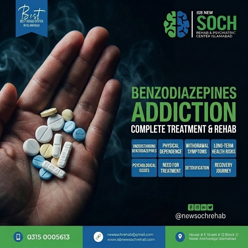 Benzodiazepines Addiction – Benzodiazepines Addiction Treatment in Islamabad, Pakistan