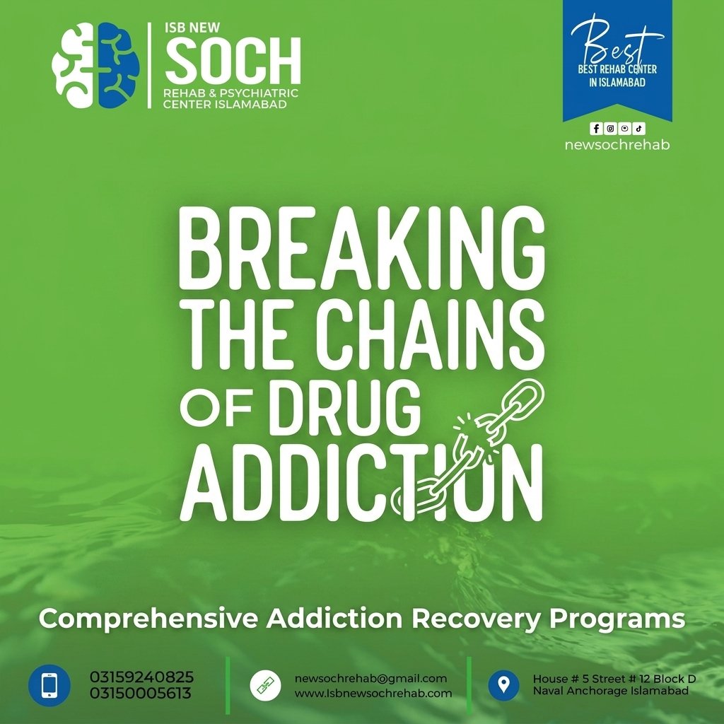 Drug Addictions – Drug Treatment for Addiction in Islamabad, Pakistan