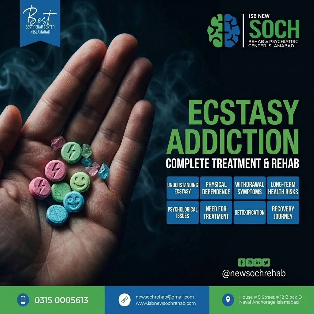 Ecstasy Addiction – Understanding MDMA Dependence, Risks, and Recovery