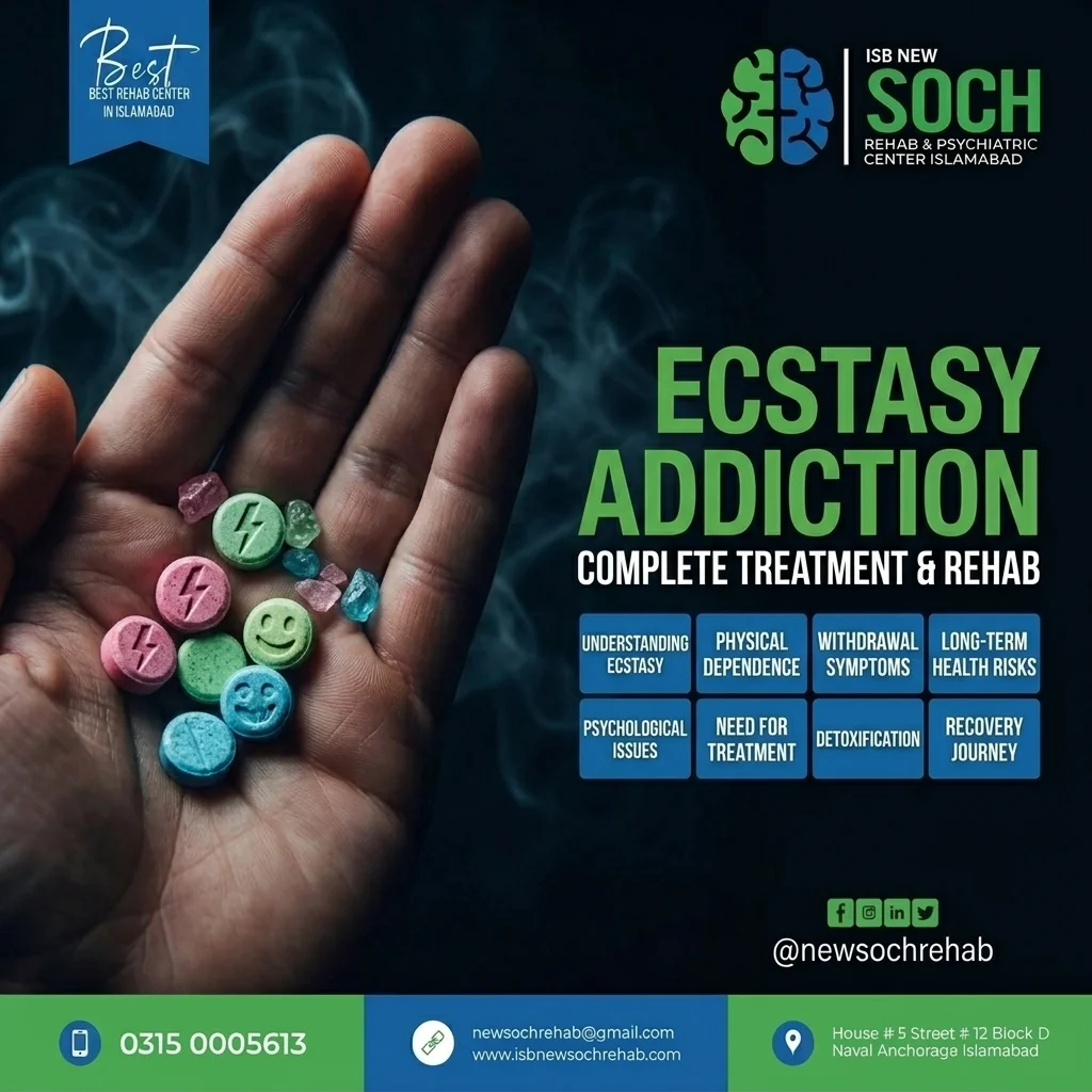 Ecstasy Addiction – Understanding MDMA Dependence, Risks, and Recovery